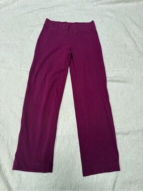 Lands’ End Fuschia Starfish Straight Leg Pants Size Small